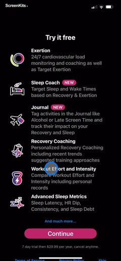 Athlytic- Fitness & Recovery paywalls UI screen 12