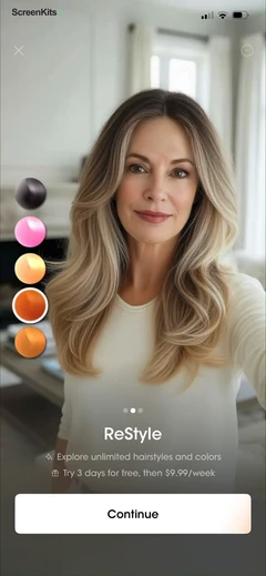 ReStyle - AI Hairstyle Try On paywalls UI screen 11