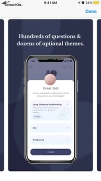 Agape Feel Close When Apart mobile app UI screen 7