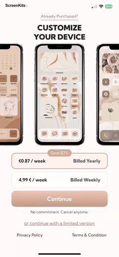 Aesthetic Kit- Live Wallpapers paywalls UI screen 11