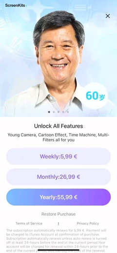 Piscmate - Photo Editor paywalls UI screen 5