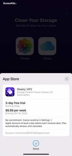 Storage Cleaner-Phone Cleaner mobile app UI screen 9