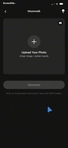 Dance AI- AI Dance Video Maker mobile app UI screen 7
