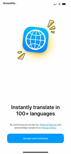 iTranslate Translator mobile app UI screen 3