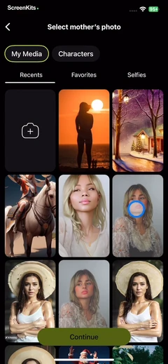 Diffuse - AI Video Generator mobile app UI screen 9