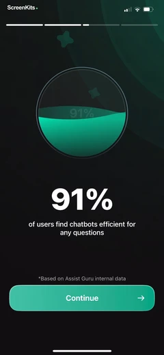 Ask Assist - AI Chat Bot mobile app UI screen 8