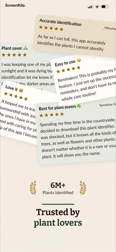 Plant Identification-Plantaria mobile app UI screen 8