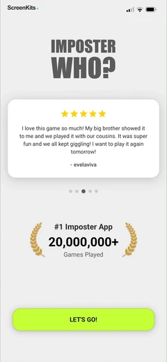 Imposter Who- - Word Game mobile app UI screen 6
