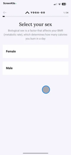 Yoga-Go- Tai Chi & Pilates mobile app UI screen 5