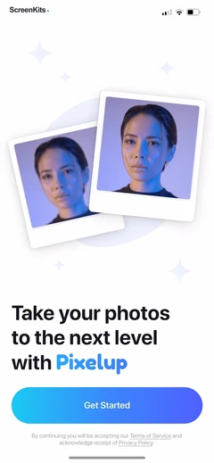 Pixelup- AI Photo Enhancer App mobile app UI screen 4