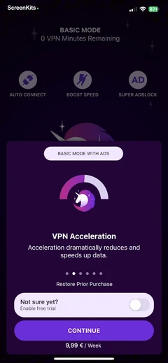 Free VPN by Free VPN .orgTM mobile app UI screen 6
