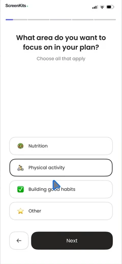 Calorie Counter by Numify mobile app UI screen 9