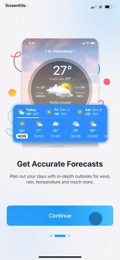 Weather Live° - Local Forecast mobile app UI screen 6