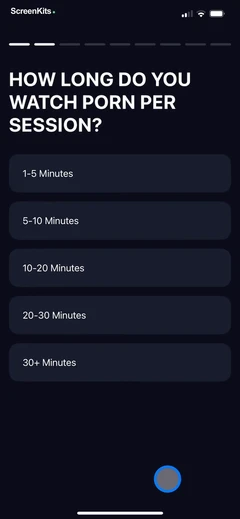 CURE- Quit Porn Addiction mobile app UI screen 6
