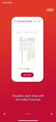 Photomath mobile app UI screen 10