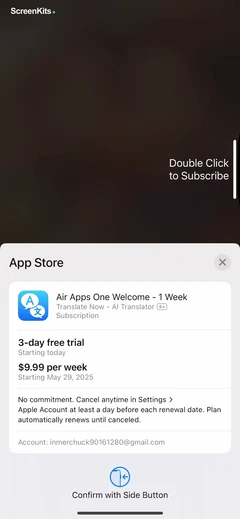 Translate Now - AI Translator onboarding UI screen 6