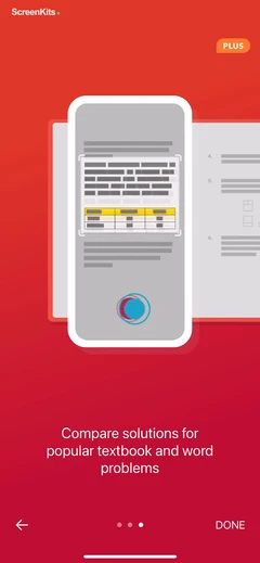 Photomath mobile app UI screen 12