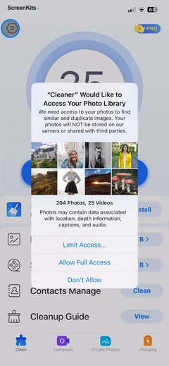 Cleaner Neat- Clean Up Storage permissions UI screen 12