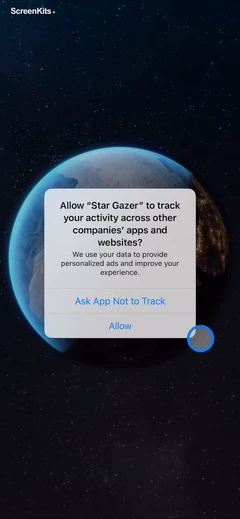 Star Gazer - Astronomy Sky Map permissions UI screen 2
