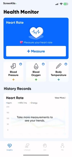Vital- Heart Health&Meditation mobile app UI screen 9