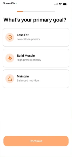 leanbites-healthy-dining mobile app UI screen 5