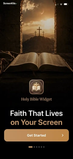 holy-bible-widget-daily-verse mobile app UI screen 3