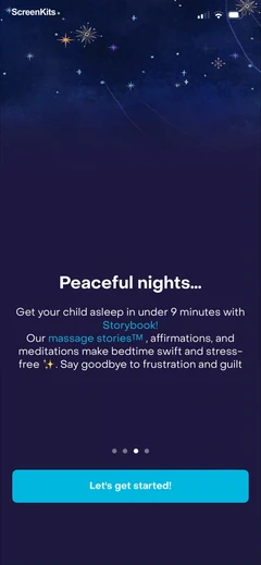 storybook-sleep-meditation mobile app UI screen 5