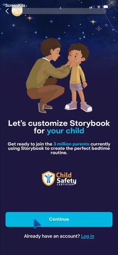 storybook-sleep-meditation mobile app UI screen 7