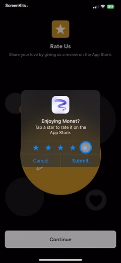 AI Image Generator - Monet mobile app UI screen 8