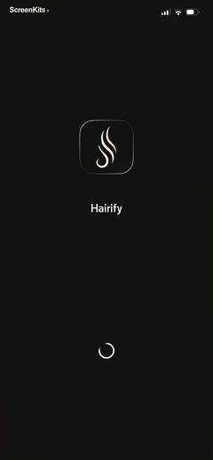 hairify-ai-hairstyle-try-on mobile app UI screen 3