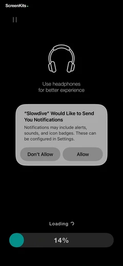 Slowdive - Meditation & Mantra permissions UI screen 4