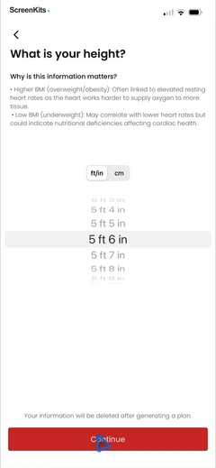 pulseflow-heart-rate-monitor mobile app UI screen 9
