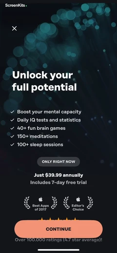 Memorado (GEIST): Brain & Mind paywalls UI screen 12