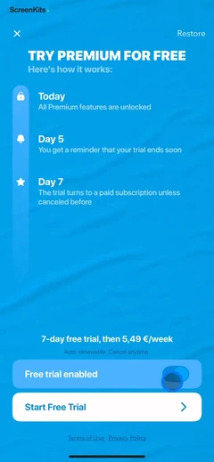 Photo Collage - Collageable paywalls UI screen 7