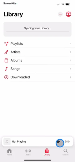Apple Music mobile app UI screen 4