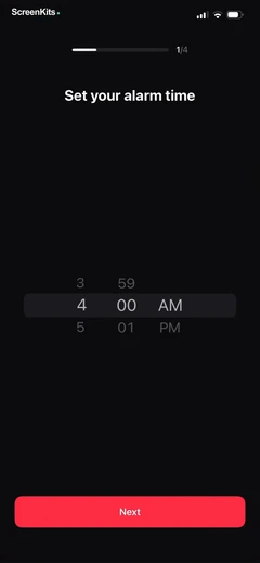 Alarmy - Loud alarm clock mobile app UI screen 7