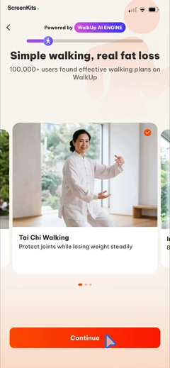 walkup-weight-loss-tracker mobile app UI screen 7