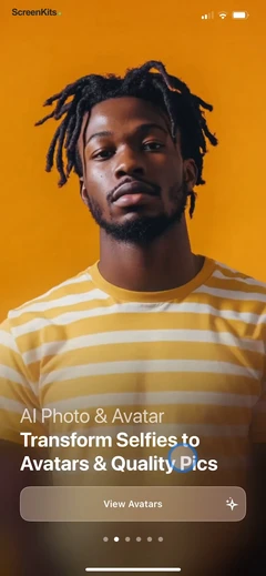 Reface- AI Photo & Face Editor mobile app UI screen 3
