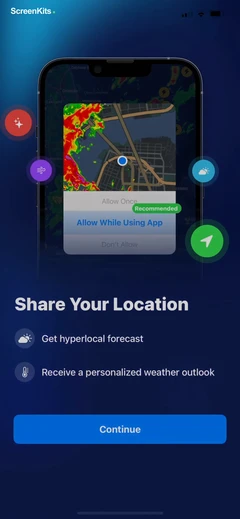Weather Radar - NOAA Channel mobile app UI screen 5