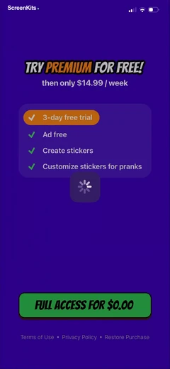 Litstick - Best Stickers App paywalls UI screen 12