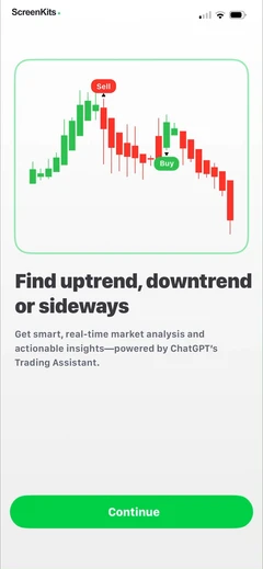 TradeGPT mobile app UI screen 5