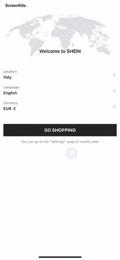 SHEIN - Shopping Online onboarding UI screen 7