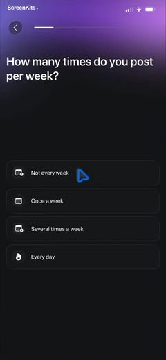 blow-up-go-viral-with-ai mobile app UI screen 6