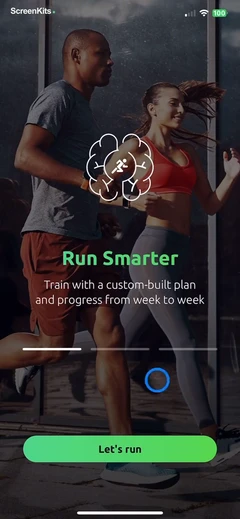 Running Trainer- Tracker&Coach mobile app UI screen 3