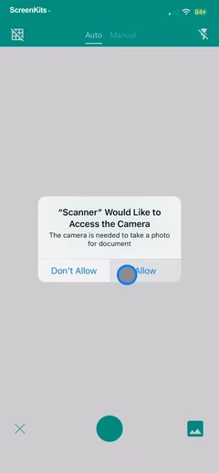 Scanner- Scan Documents permissions UI screen 11