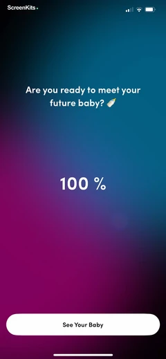 AI Baby Generator: Face Maker mobile app UI screen 10