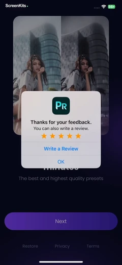 Presets for Lightroom- Filters mobile app UI screen 11