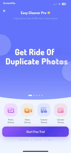 Easy Cleaner - Clean Storage ! mobile app UI screen 8