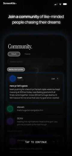 dawg-discipline-motivation mobile app UI screen 5
