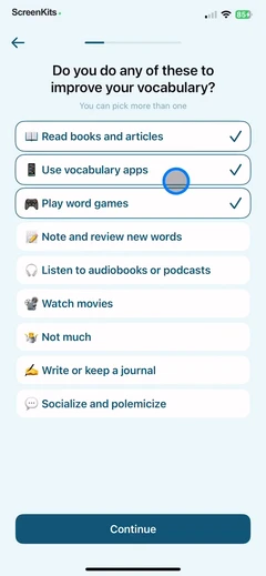 Word of the Day・Vocabulary mobile app UI screen 8